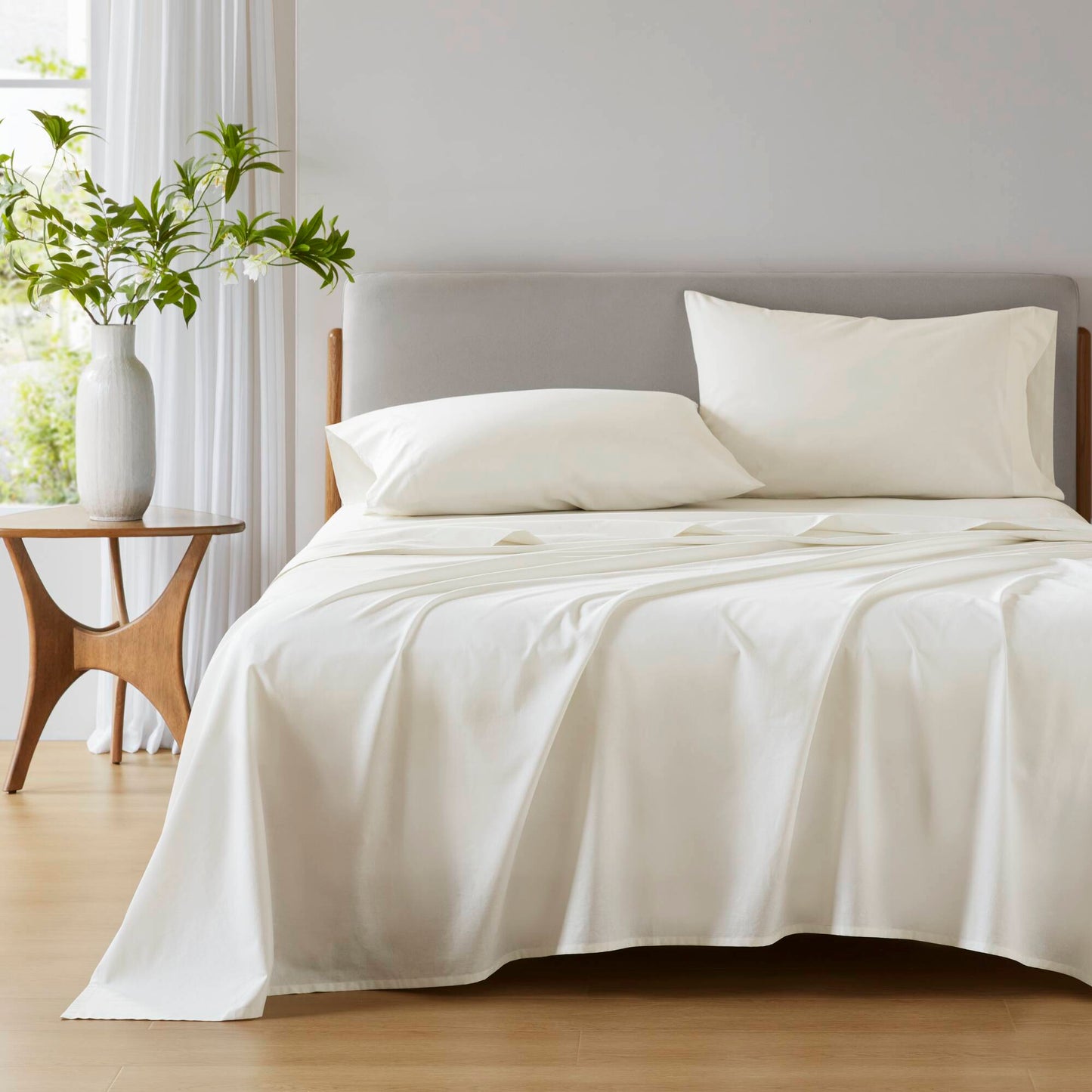 144TC 100% Cotton Solid Sheet Set