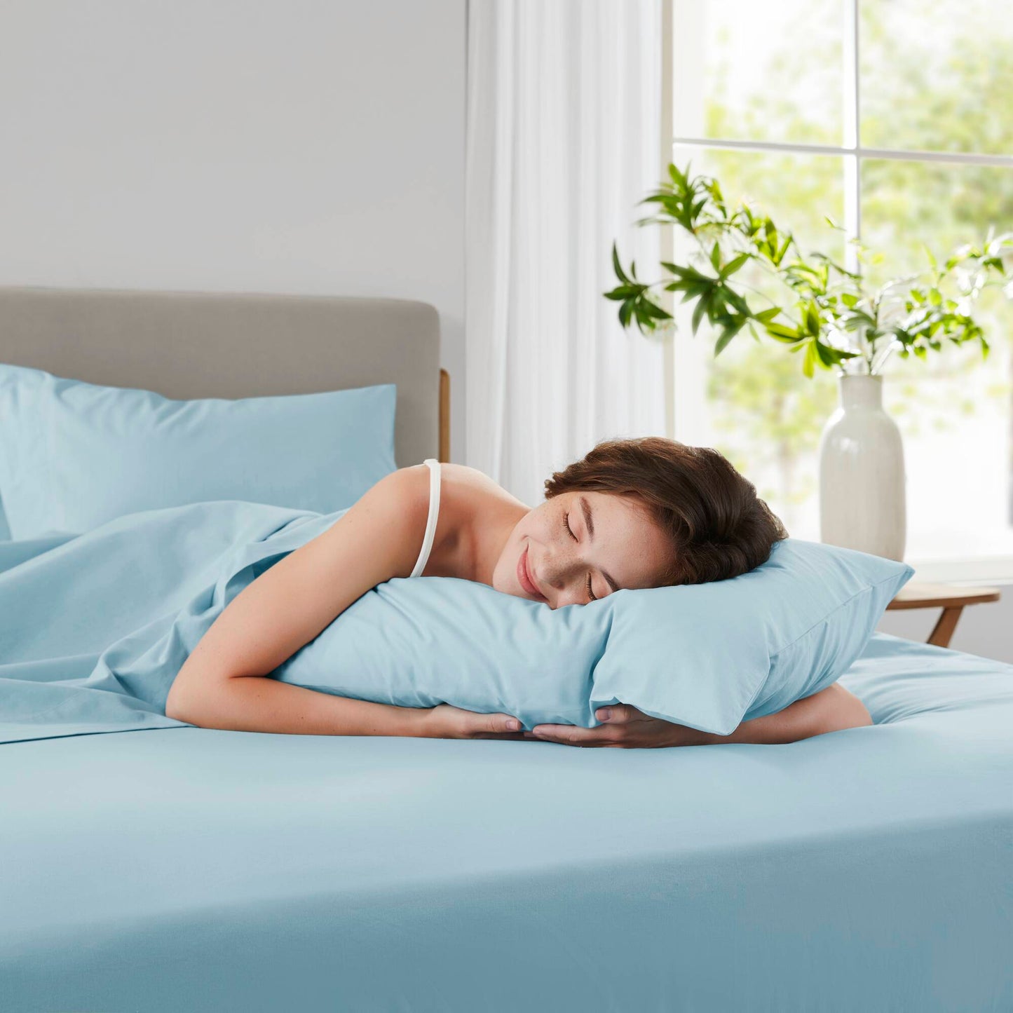 144TC 100% Cotton Solid Sheet Set