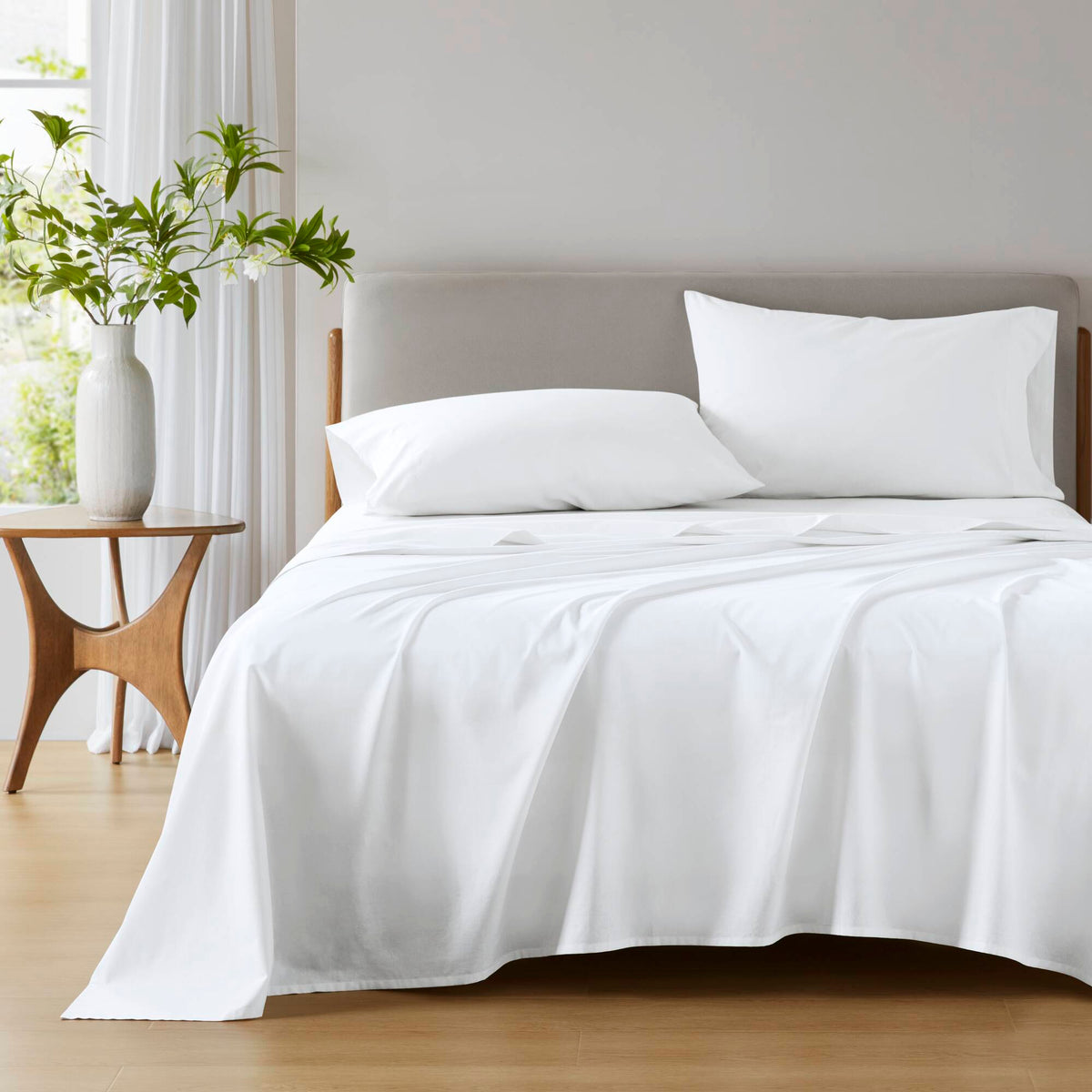 144TC 100% Cotton Solid Sheet Set