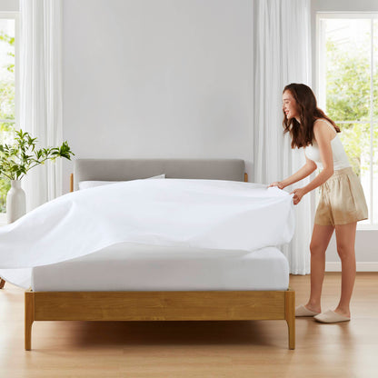 144TC 100% Cotton Solid Sheet Set