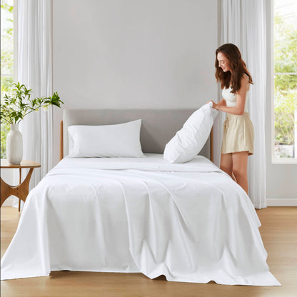 144TC 100% Cotton Solid Sheet Set