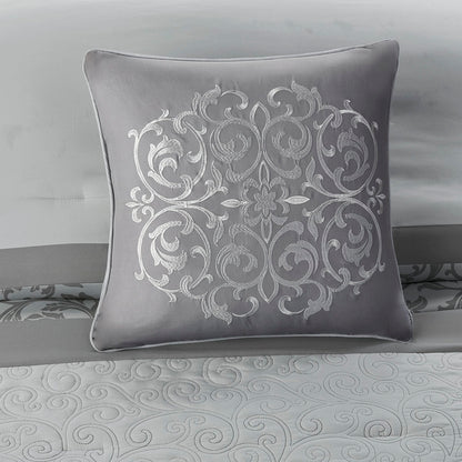 510 Design Embroidered 8 Piece Comforter Set