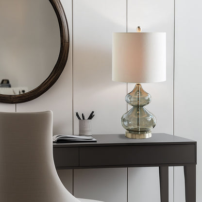 510 Design Curved Glass Table Lamp, Set of 2