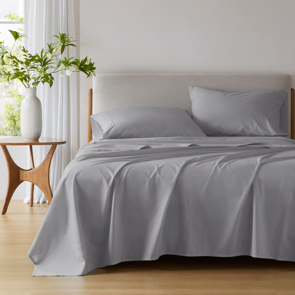 510 Design 100% Cotton Solid Sheet Set