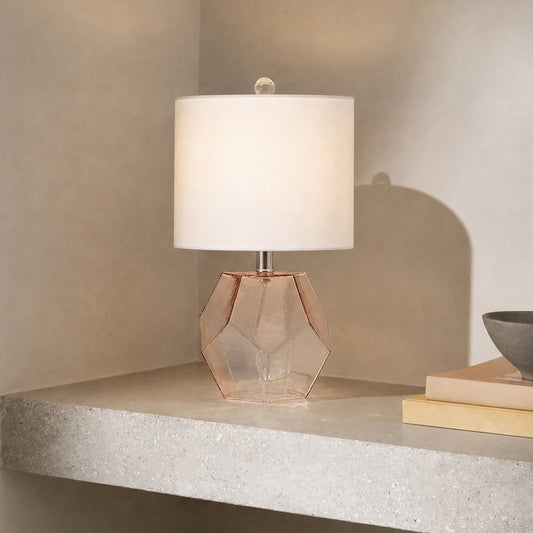 Bella Geometric Glass Table Lamp
