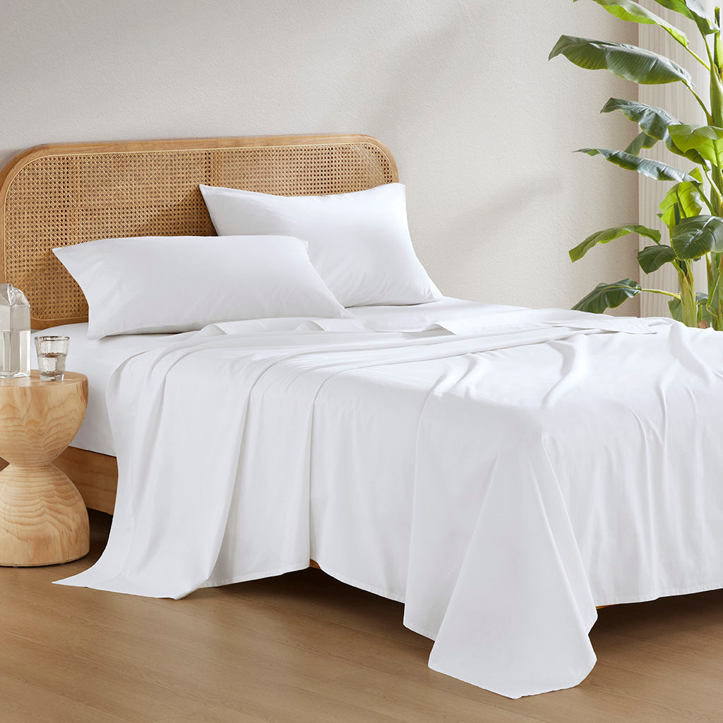 510 Design 100% Cotton Solid Sheet Set