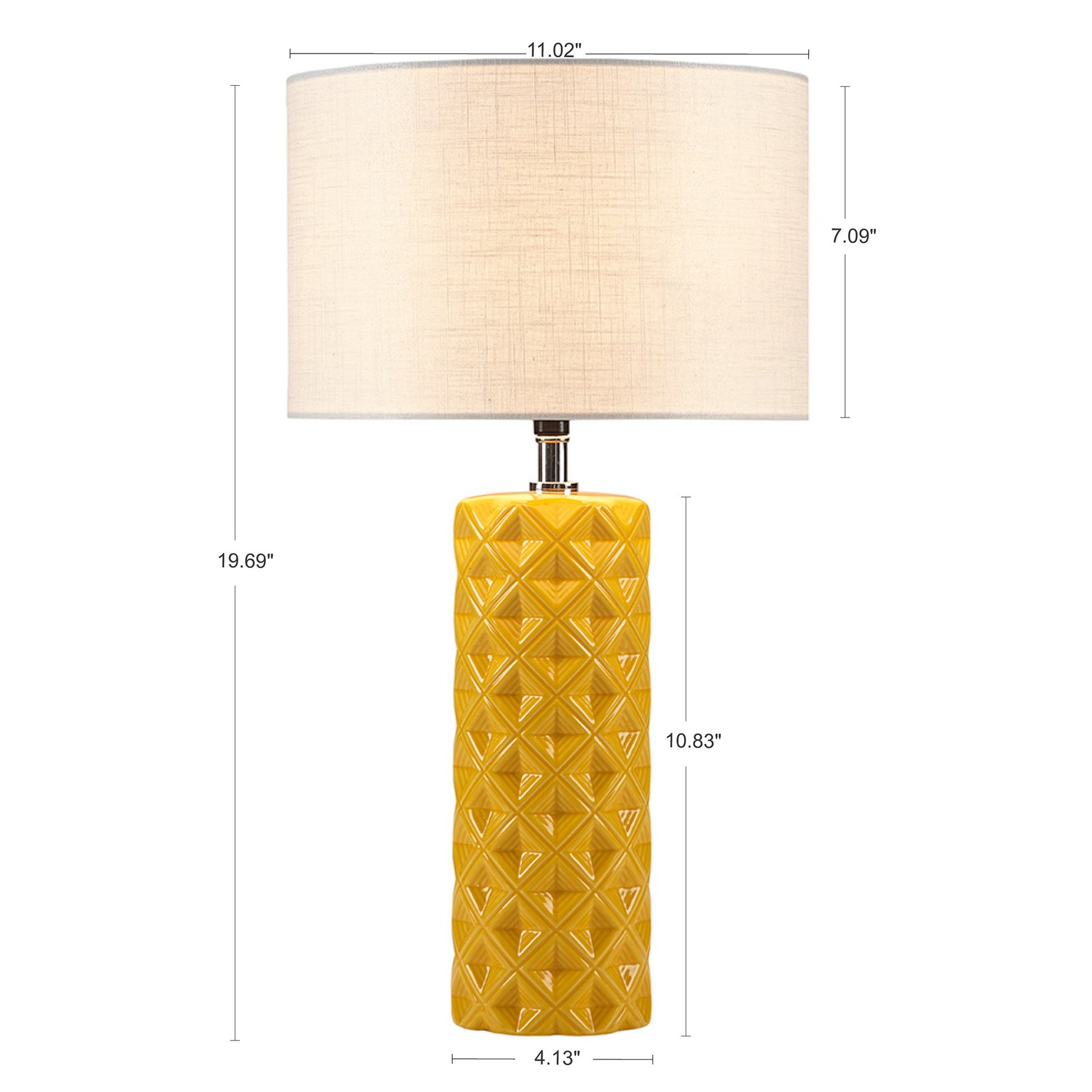 510 Design Geometric Ceramic Table Lamp