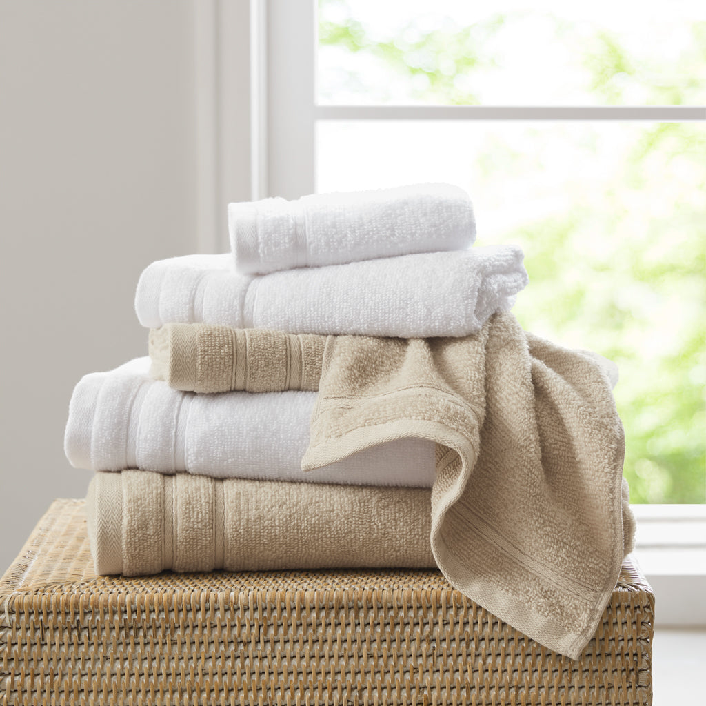 Comfort Spaces 400GSM Essential Bundle Quick Dry 100% Cotton 12pc Towel Set