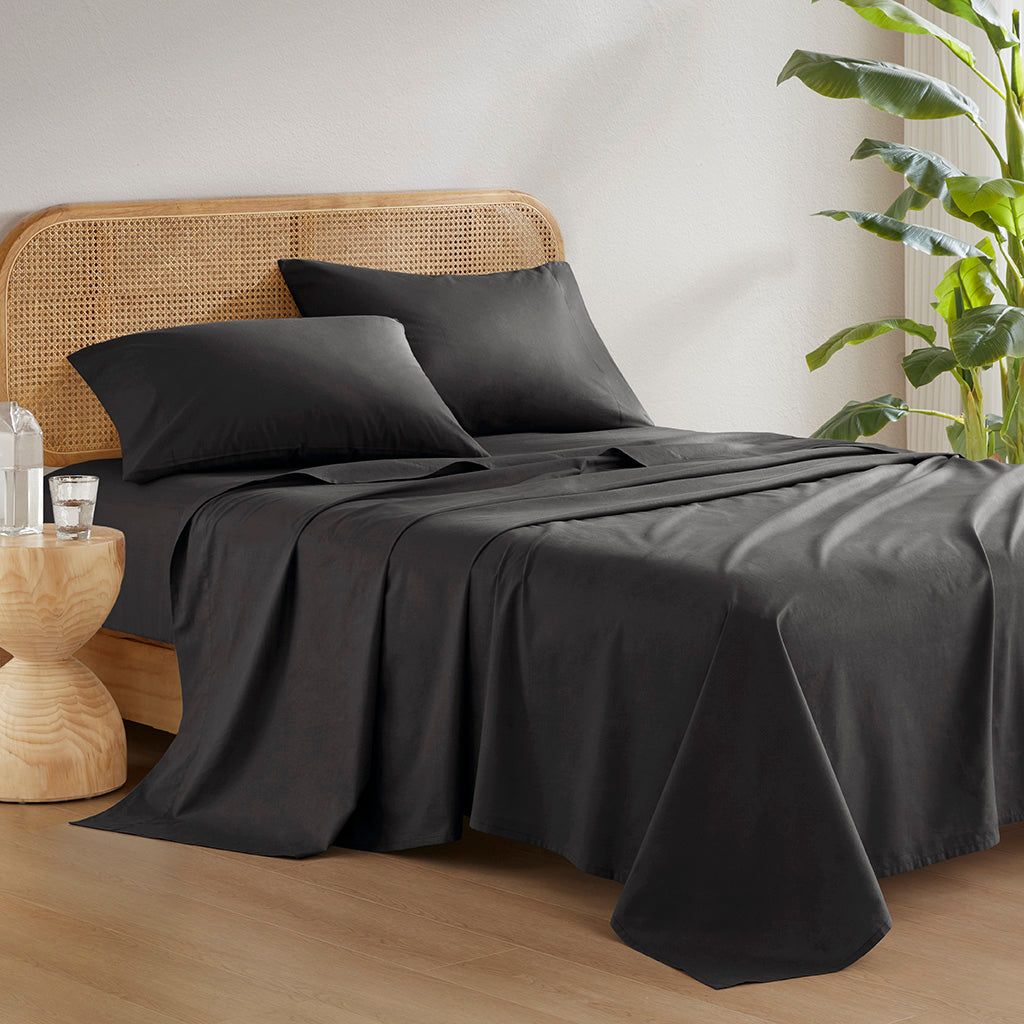 510 Design 100% Cotton Solid Sheet Set