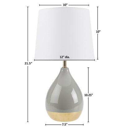 510 Design 2-Tone Ceramic Table Lamp Set of 2