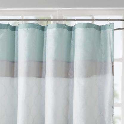 510 Design Printed and Embroidered Shower Curtain