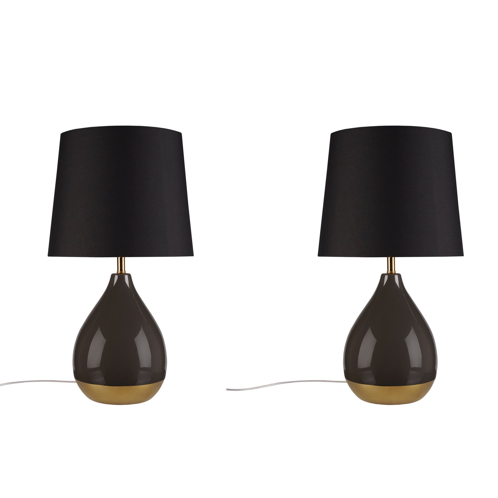 510 Design 2-Tone Ceramic Table Lamp Set of 2