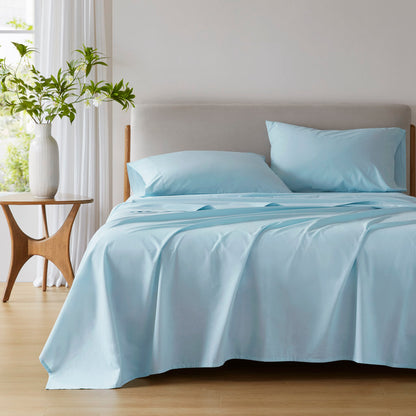 510 Design 100% Cotton Solid Sheet Set